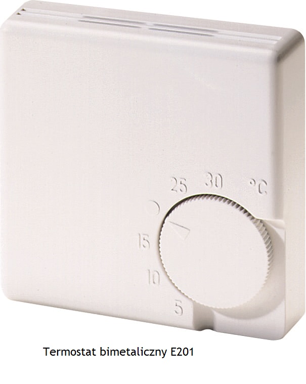 termostat do sterowania ogrzewaniem podłogowym podłączany 2 żyłami